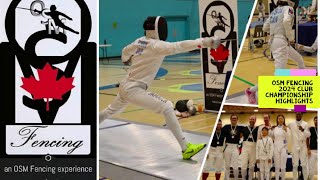 OSM Fencing 2024 Club Championship Team Foil amp Epee Final Highlights [upl. by Urd]