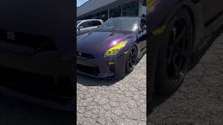 BEAUTIFUL GTR IN MIDNIGHT PURPLE jdm gtr tiktok youtubeshorts carsandcoffee cars japan nismo [upl. by Wolram]