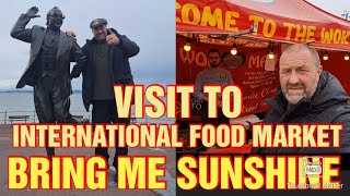 Visiting International Food Market Morecambe camperlife vanlife lifeontheroad foryou vanlifeuk [upl. by Aleek]