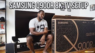 Samsung Q900R 8K TV Setup  Amazing [upl. by Yesllek746]