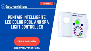 Pentair 600054 IntelliBrite Waterproof LED Color Pool And Spa Light Controller [upl. by Kenweigh476]