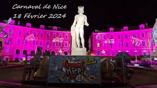 CARNAVAL DE NICE 2024 PLACE MASSENA [upl. by Cupo]