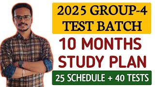 🔴LIVE  2025 TNPSC GROUP4 BATCH STUDY PLAN  FULL DETAILS  TOPPERS BATCH  DHRONA ACADEMY [upl. by Airdnaid]