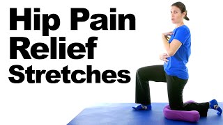 Hip Pain Relief Stretches – 5 Minute Real Time Routine [upl. by Samot]