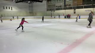 Learn figure skating 学习花样滑冰figureskating  hard  practice [upl. by Mallin]