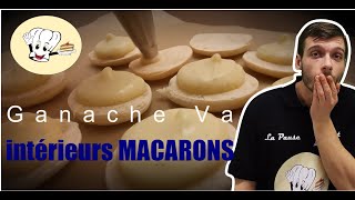 Les GANACHES à base de CHOCOLAT BLANC pour MACARONS  à la VANILLE à la FRAMBOISE et au CARAMEL [upl. by Alhsa]