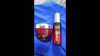 Review Olay Regenerist Collagen Peptide 24 Serum  Moisturiser [upl. by Hafinah]