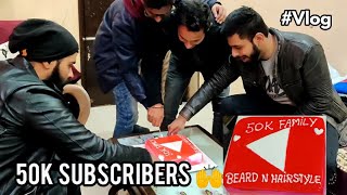 CELEBRATING 50K  VLOG  BEARD N HAIRSTYLE  SUBSCRIBERS [upl. by Nyleuqcaj333]