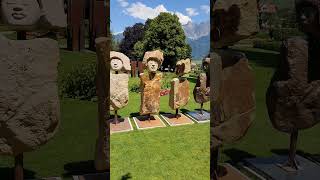 Sculptures at Bad Ragartz exhibition Bad Ragaz Switzerland [upl. by Notslah316]