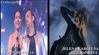 Ceca vs Jelena Karleuša Music Battle [upl. by Ahsemad]