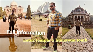 Lotus temple vs humayun tomb delhi full vlog viralvideo travel vlog [upl. by Paulsen]