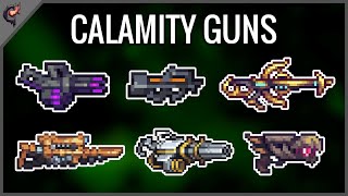 All Guns  Terraria Calamity Mod [upl. by Eyak]