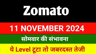 Zomato share 🔴 11 November 🔴 Zomato share news today  zomato share latest news  zomato [upl. by Kylander]