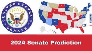 FINAL 2024 Election Senate Forecast  Who Will Win November 4 2024 [upl. by Ehcadroj944]