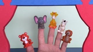 Animal Finger Family Nursery Rhyme  Family Finger Daddy Finger Song [upl. by Notlih]