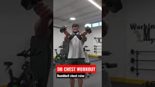 DUMBBELL WORKOUT  Chest exercise  DB Chest Raise  BIGLEE [upl. by Laefar]