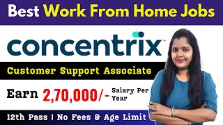 Concentrix Customer Support Associate Job At Home  Work From Home 2024  VoiceBased Job at Home [upl. by Luapnaej]