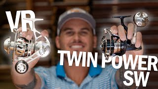 Shimano Twin Power SW VS Van Staal VR [upl. by Ayotal]