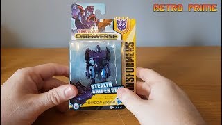 Transformers Cyberverse Shadow Striker  Scout Class review [upl. by Bela]