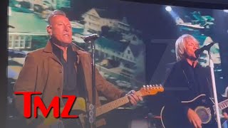 Jon Bon Jovi And Bruce Springsteen Perform On Stage In LA  TMZ [upl. by Thomsen271]