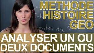 Analyser un ou deux documents  la méthode  HistoireGéographie  Les Bons Profs [upl. by Seline]