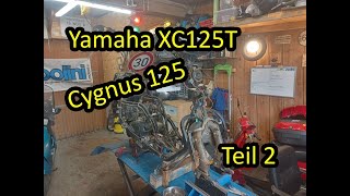 Yamaha XC125T Cygnus 125  Teil 2  Wartung und Inspektion [upl. by Ahsirhcal888]