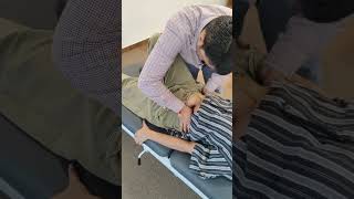 Navel Reposition Chiropractic Treatment  Dr Harish Grover [upl. by Nolaf239]