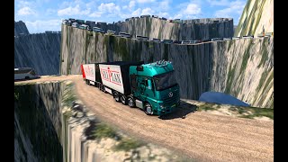 Driving on deadly road  Euro Truck Simulator 2 ets2 ETS2LIVE trucks truckersmp [upl. by Lucius]