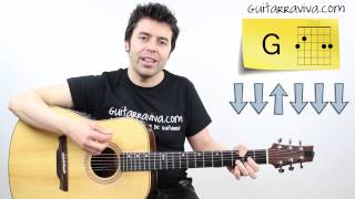 de musica ligera tutorial guitarra completo con acordes y ritmo de soda stereo [upl. by Adlesirc]