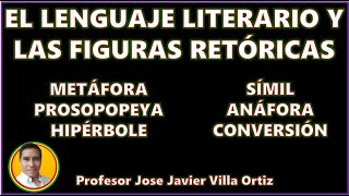 El lenguaje literario y las figuras retóricas [upl. by Schroer48]