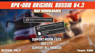 BUSSID v43 APK  OBB Original  MAP Downloader  FIX Map Downloading Problem  Tutorial  Team KBR [upl. by Felicity]