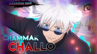 CHAMMAK CHALLO  GOJO VS TOJI 💥🔥  AMVedit  HINDI AMV [upl. by Kernan319]