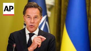 NATO head Rutte confirms Ukraine to become a NATO member [upl. by Etnelav831]