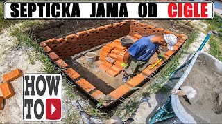 Kako izgraditi septicku jamu svojim rukama  How to build a septic tank with your own hands [upl. by Alaine]