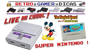 Live  Direto do SUPER NINTENDO com MOD VIDEO COMPONENTE  jogando alguns jogos aleatórios [upl. by Florida]