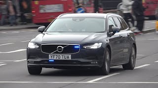 Specialist Covert Volvo V90 caught responding in London 🇬🇧  MPS [upl. by Sheela]