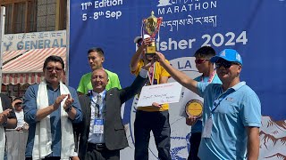 Prize distribution of the Ladakh Marathon winners [upl. by Weywadt979]