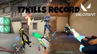 17 Kills Record In Swift Play  Valorant Gameplay [upl. by Mercorr]