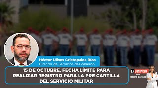 15 de octubre fecha límite para realizar registro para la pre cartilla del Servicio Militar  EC [upl. by Atsirt415]