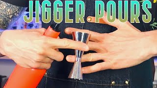 6 FLAIR BARTENDING JIGGER MOVES [upl. by Jerrie570]