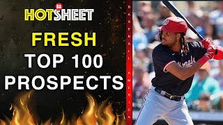 Unpacking Top 100 Prospects list grading Luis Arráez return amp Charlie Condon amazes  Hot Sheet [upl. by Nylcsoj]