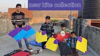 New Kite Collection  KITE VLOG kite Cutting kite fighting 🪁🪁💥💥 [upl. by Michael]