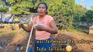 Yakelin Así Termina De Limpiar Todo El Terreno😱Toda Esta Leña Logra Jatear😳 [upl. by Remat]