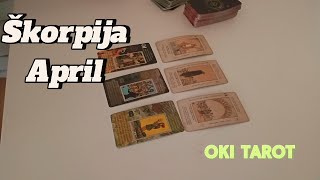 Škorpija April 2024 Samo lagano transformacija stiže Mesečno tarot čitanje tarotskop škorpija [upl. by Hoxie]