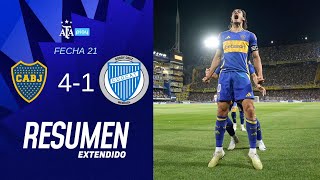 Boca Juniors 4 vs 1 Godoy Cruz  TorneoBetano  Resumen  Fecha 21 [upl. by Benjy209]