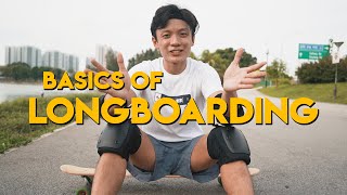 Basics of Longboarding  Pushing Carving TTool Foot Brake [upl. by Wein]