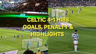 CELTIC 41 HIBS  GOALS PENALTY amp HIGHLIGHTS [upl. by Glantz]