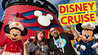 Boarding Our Disney Cruise Disney Wonder Vlog 1 [upl. by Ailegnave]