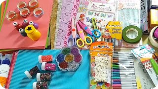 Craft stationery items  craft materials  MY STATIONERY AND CRAFT COLLECTION [upl. by Macgregor]