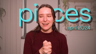 APRIL 2024 horoscope PISCES [upl. by Anitnerolf613]